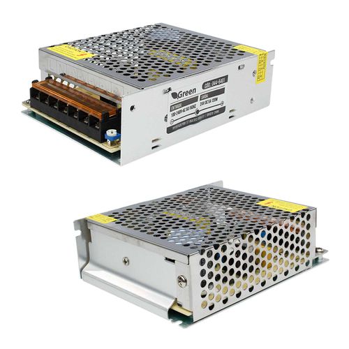 Fonte Chaveada Metal 24V 5A - 120W Bivolt