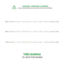 Kit 3 Barras Led Tv Hbtv-32l06hd Hbtv-32l06 Hbtv32l06 32l06