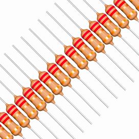 500x Resistor 1/4 CR25 5% 2R2