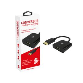 Adaptador Conversor Displayport Macho Para Hdmi Fêmea - 5+