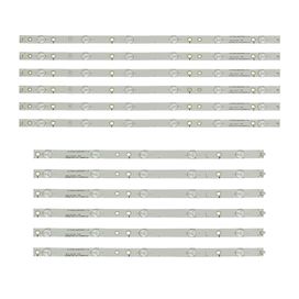 Kit 12 Barras De Led Compatível Philips Le50d1452 - ChipSCE