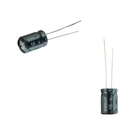 50x Capacitor Eletrolítico 680uf x 16v 105graus