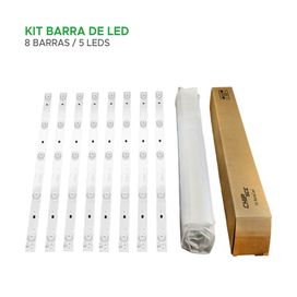 Kit 8 Barras De Led Compatível Philco Ph40r86 Ph40r86dsgw - ChipSCE