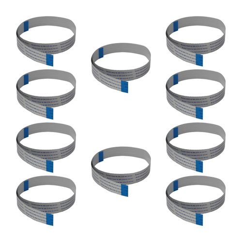 10x Cabo Flat 30 vias x 35cm Passo de 0,50mm Invertido - ChipSCE