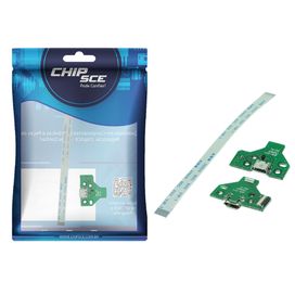 Módulo Usb Jds-011 Para Controle Ps4 Com Cabo Flat - ChipSCE