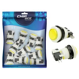 10x Chave Push Button Psb-29 Para Fliperama - ChipSCE