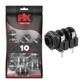 10x Jack J10/P10 Fêmea Mono Painel Placa Circuito Fechado