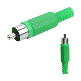 25x Plug Rca Macho Ponta Níquel - PIX