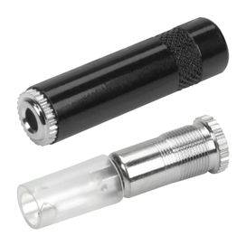 Conector Plug Jack J2 P2 Fêmea Estéreo Para Cabo 3 Polos