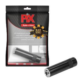 Conector Plug Jack J2 P2 Fêmea Estéreo Para Cabo 3 Polos