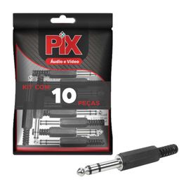 10x Plug P10 Estéreo Premium Série Classic Oferta Especial