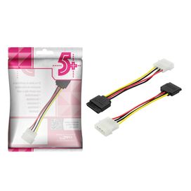 Cabo de Força Adaptador Sata Para Hd Ssd Dvd Fonte - 5+