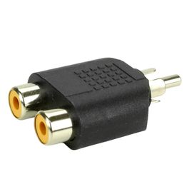 10x Adaptador Duplicador 1 Rca Macho para 2 Rca Fêmea - PIX