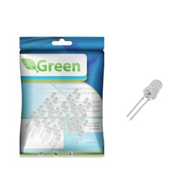 50x Led Alto Brilho 5mm 10000 Mcd - Green