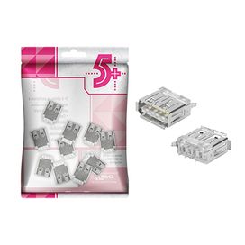 10x Conector Usb Painel Pci Deh 10mm - 5+
