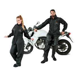 Capa De Chuva Motoqueiro Moto 100% Impermeável PVC Feminino