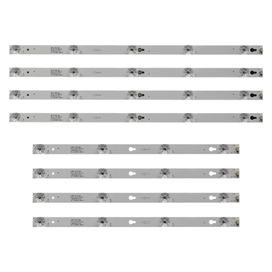 Kit 8 Barras De Led Compatível TCL L49s4900 49s4900fs 49p2us 49l2600 - ChipSCE