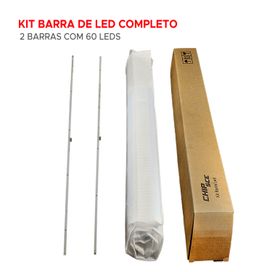 Kit 2 Barras De Led Compatível Tcl 50p6us - ChipSCE