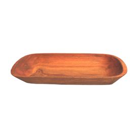 Gamela Madeira 27x62cm Petisco Decoração Carnes Churrasco