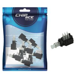 10x Chave Liga/Desliga Ps909l-22 Com 6 Terminais - ChipSCE