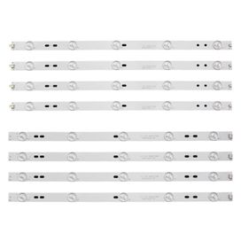 Kit 8 Barras De Led Compatível Philco Ph40n70dg Ph40n70 - ChipSCE