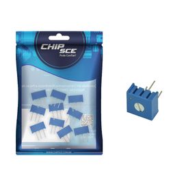 10x Trimpot 3386f 20K 1 Volta Horizontal - ChipSCE