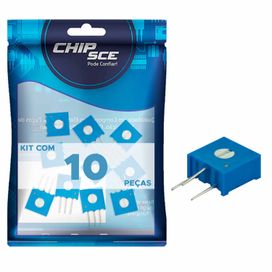 10x Trimpot 3386h 1K 1 Volta Vertical - ChipSCE