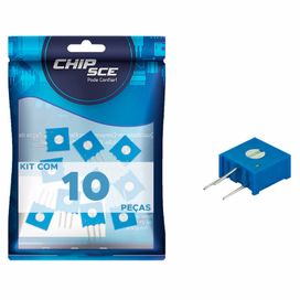 10x Trimpot 3386h 2K 1 Volta Vertical - ChipSCE