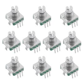10x Potenciômetro Infinito Eixo 9mm Volume Encoder Automotivo - ChipSCE