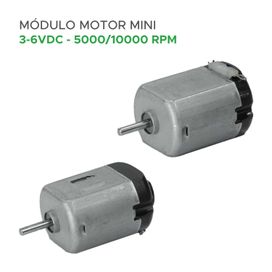Mini Motor 3v - 6v Dc  5000/10000 Rpm - Kit 2 Peças