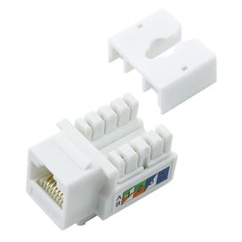10x Keystone Fêmea Rj45 Cat6 - Alta Qualidade - Original 5+