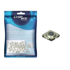 50x Chave Táctil Smd 4 x 4 x 1,5mm 180 Graus - ChipSCE