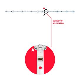 Kit 2 Barras De Led Compatível Tcl 40s6500fs 40s6500 40hr330m10a0 - ChipSCE