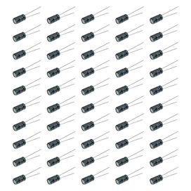 50x Capacitor Eletrolítico 100uf x 35v 105º Kit c/50 Peças