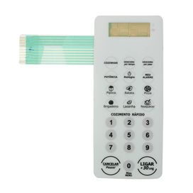 Teclado Flat Para Micro-ondas Modelo Mm 20 El 1vwbc - ChipSCE