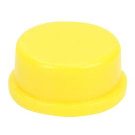 50x Botão Knob Plástico Redondo Amarelo - PIX