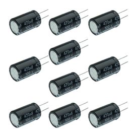 10x Capacitor Eletrolítico 470uf x 100v 105graus