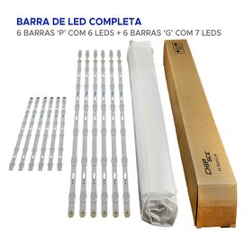Kit Barramento Led Completo Tv Un50ju6000 = Un50ju6700
