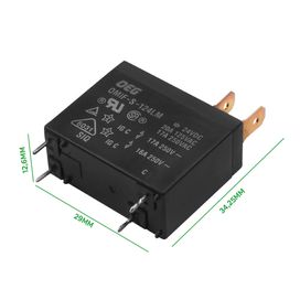 10x Relé Omif-s-124lm 24v 16a 250v 6 Contatos - Micro-ondas