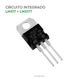 C.I. Lm317t = Lm317 = Lm 317t Regulador De Tensão