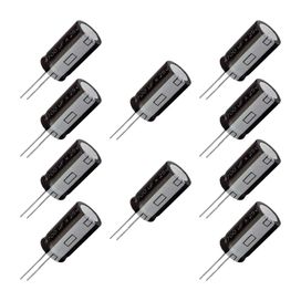 10x Capacitor Eletrolítico 4700uf x 25v 105º Kit c/ 10 Peças