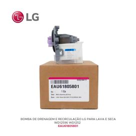 Bomba Drenagem Recirculação 220v Lava e Seca wd12596 wd1252