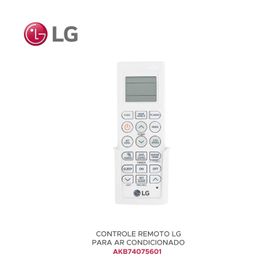 Controle Ar Condicionado LG AKB74075601 Original