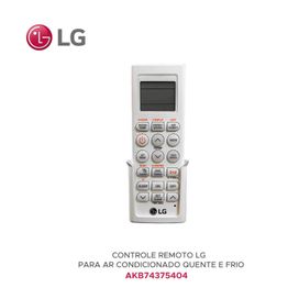 Controle Remoto Original Ar LG AKB74375404 Quente e Frio