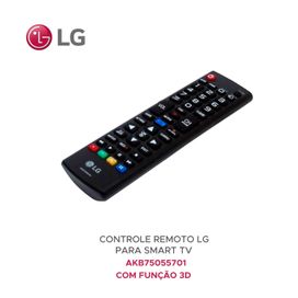 Controle Remoto TV LG 3D Smart My Apps AKB75055701 Original