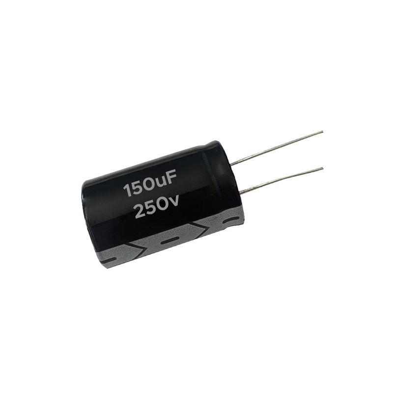 5x Capacitor Eletrolítico 150uf x 250v 105º Kit c/ 5 Peças