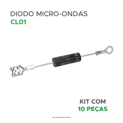 10x Díodo Para Forno Micro-ondas Cl01-12a Com Conector - ChipSCE