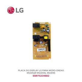 Placa Display Micro-ondas LG ms3052r ms3059l ms3095l