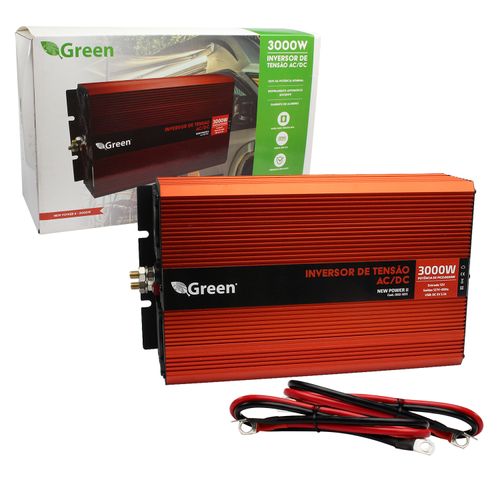 Inversor Off Grid Solar 12V - 3000W - 3 Anos de Garantia
