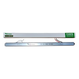 Fonte Ultra Slim Driver P/ Perfil Fita Led 12v 8a 96w Bivolt